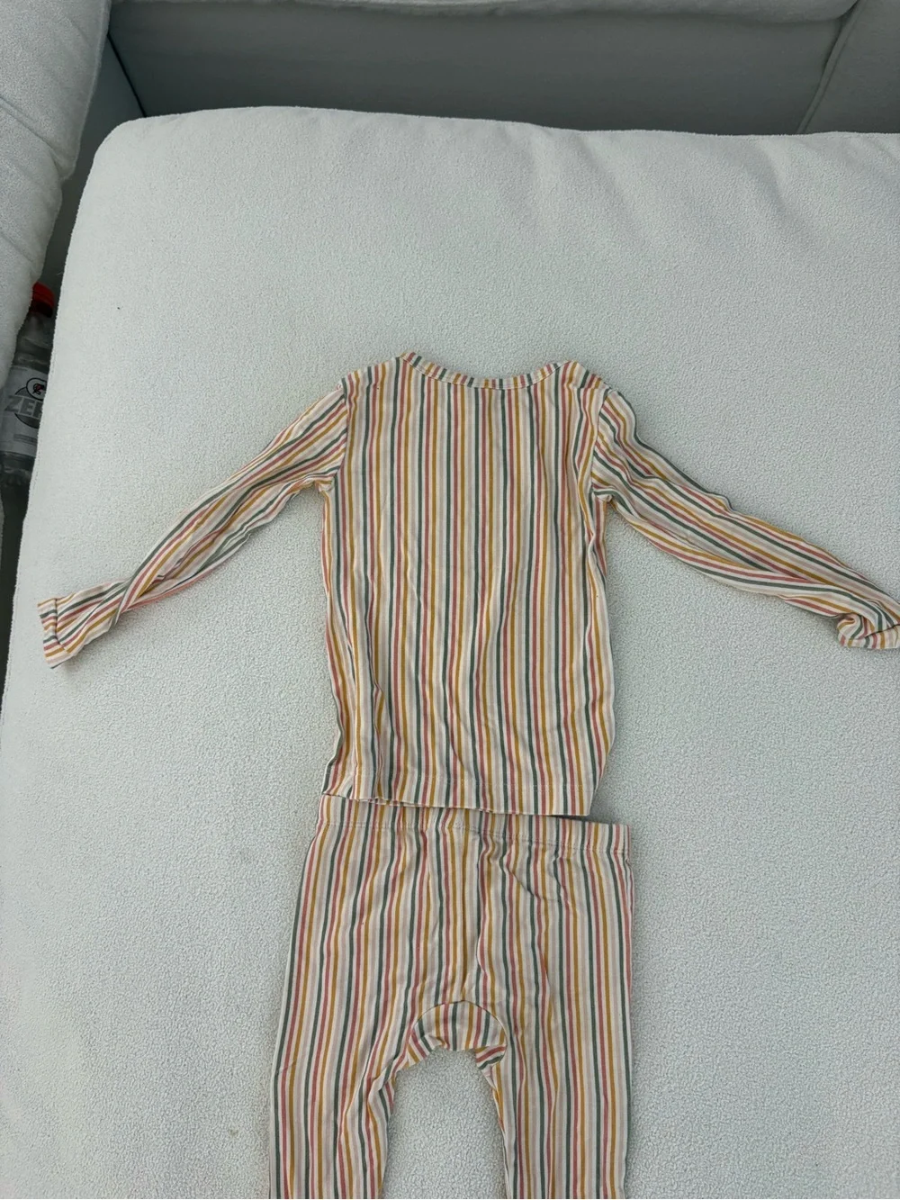 Larkspur Striped Multi-Color Kids Bamboo Pajama Set - Long Sleeve Top & Pants
